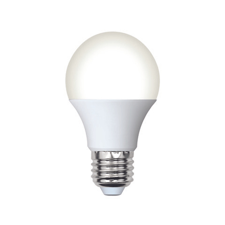 LED-A60-5W-4000K-E27-FR-SLS Лампа светодиодная. Форма A. матовая. Белый свет 4000K. ТМ Volpe