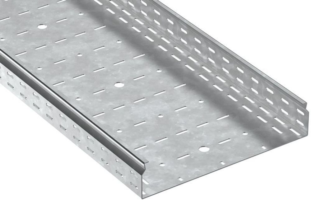 Лоток листовой перфорир. 80х400 L2500 сталь 2.0мм HDZ ESCA 7 IEK CLP10-080-400-200-D25-HDZ