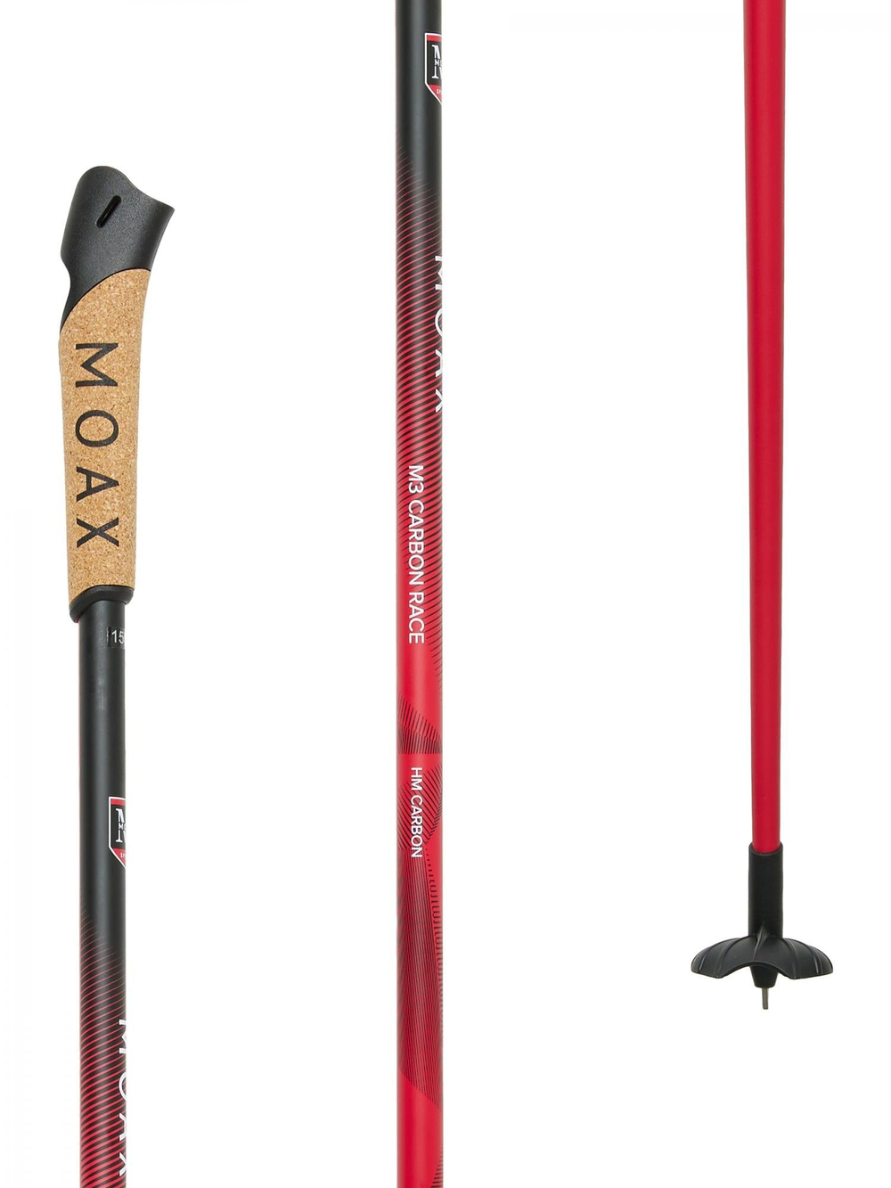 Лыжные палки MOAX M3 Carbon Race 16/9мм, MP30-00
