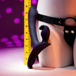 Женский страпон с вибрацией Giving Vibes