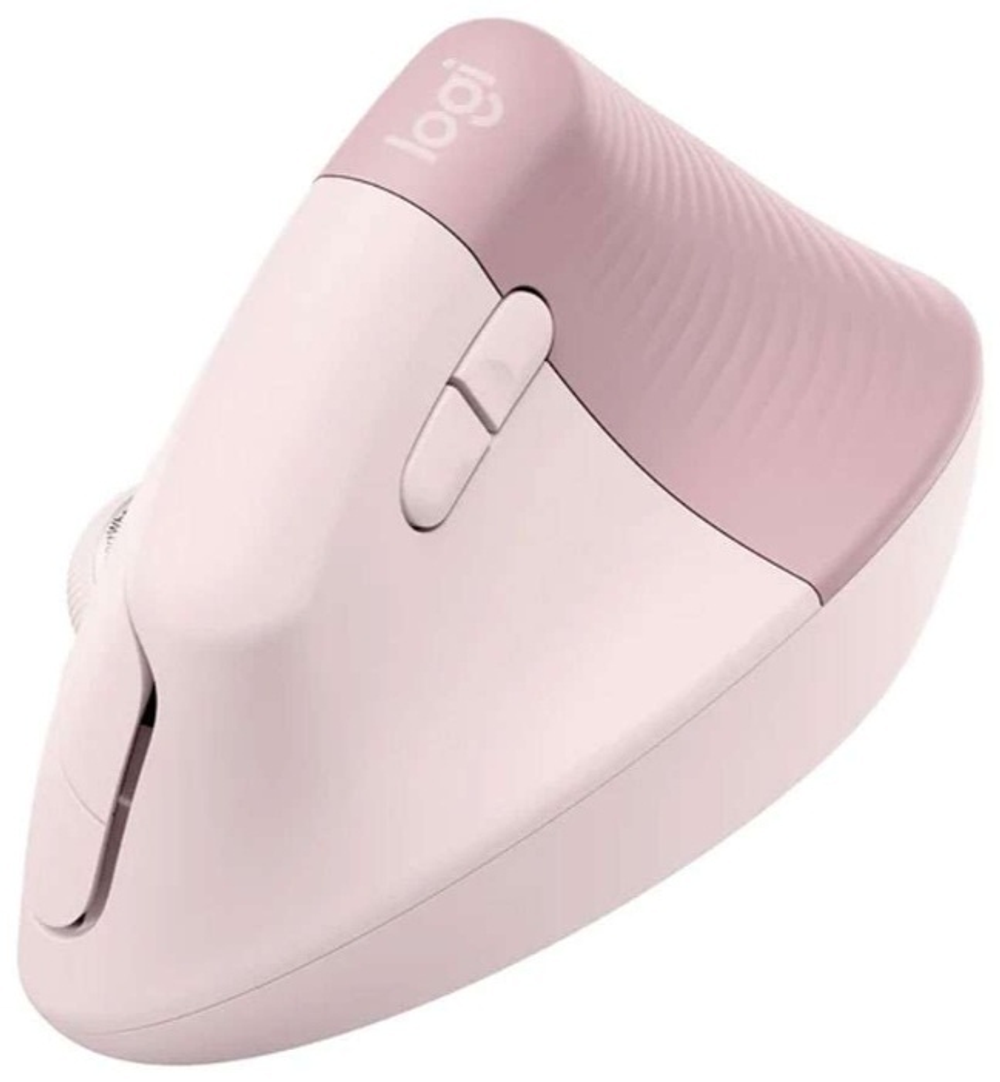 Мышь Logitech Lift Vertical Ergonomic розовый