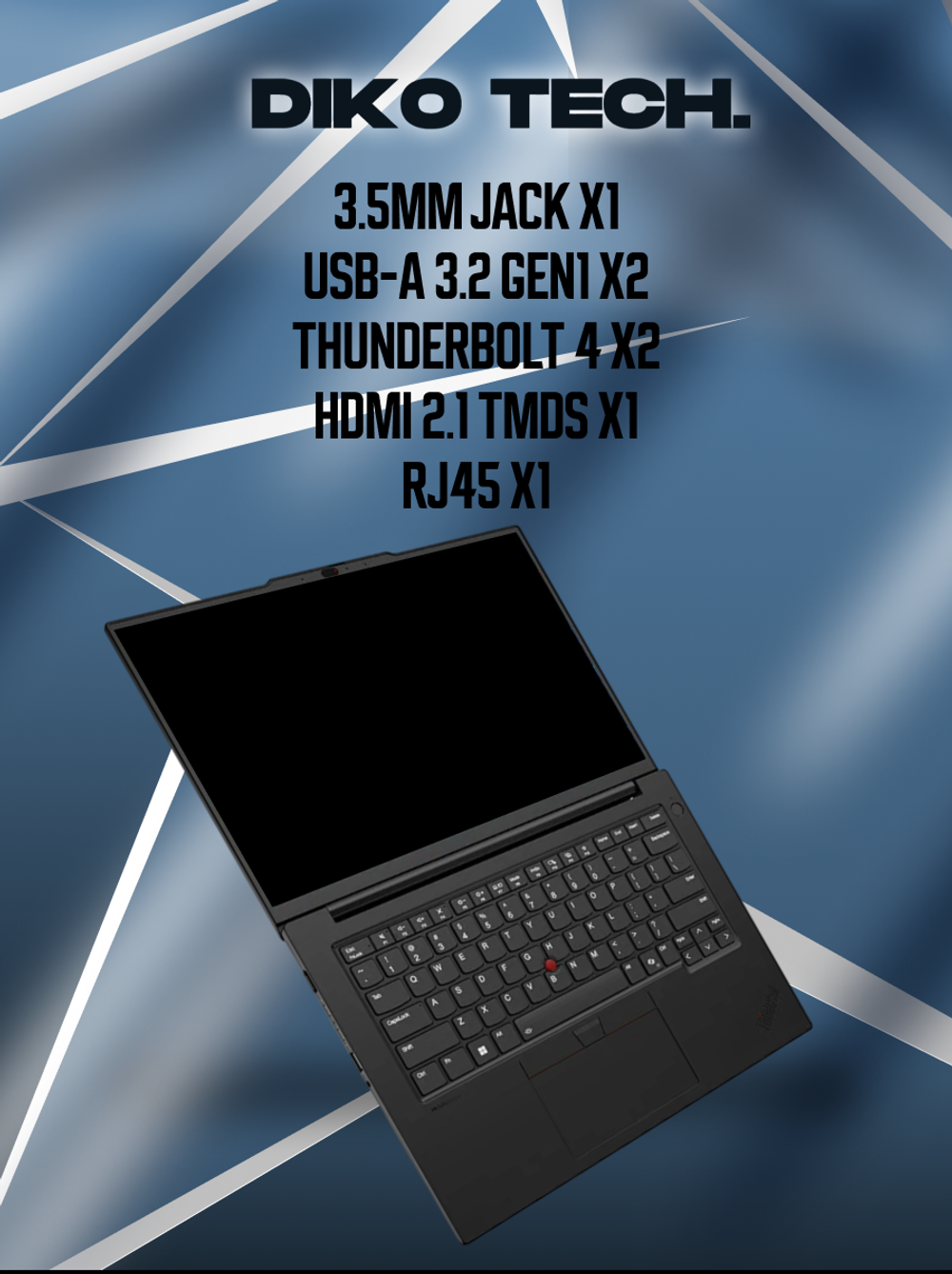 Ноутбук Lenovo ThinkPad T14p AI 2025 / Ultra 9 285Н / 32GB / 1TB / Черный