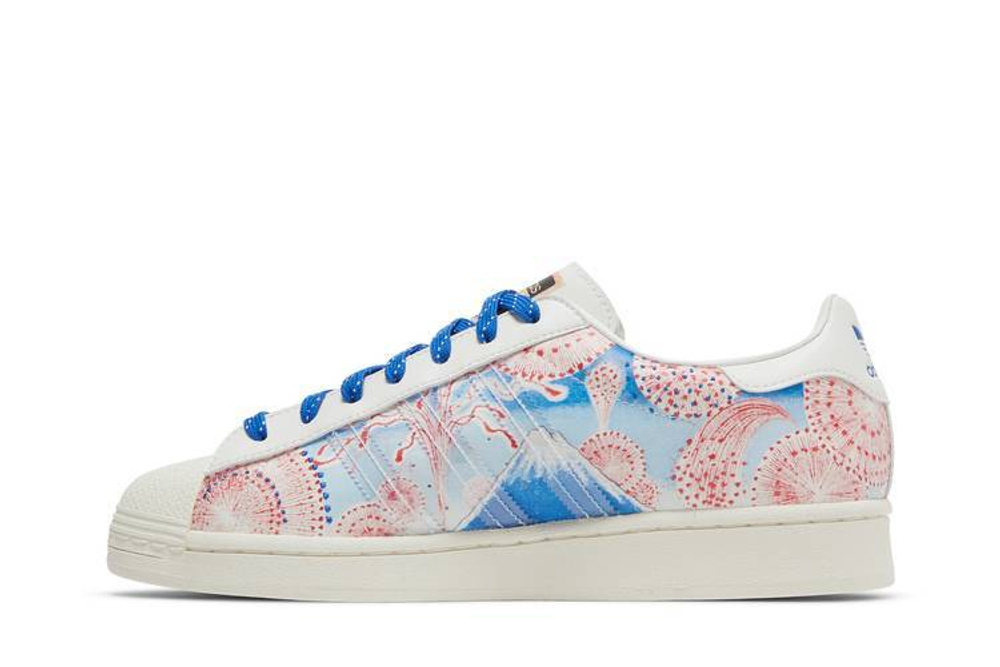 Кроссовки Atmos X Three Tides Tattoo X Adidas Originals Superstar "Mt. Fuji"