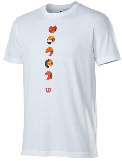 Футболка для мальчика теннисная Wilson Tokyo Tech Tee Y - white