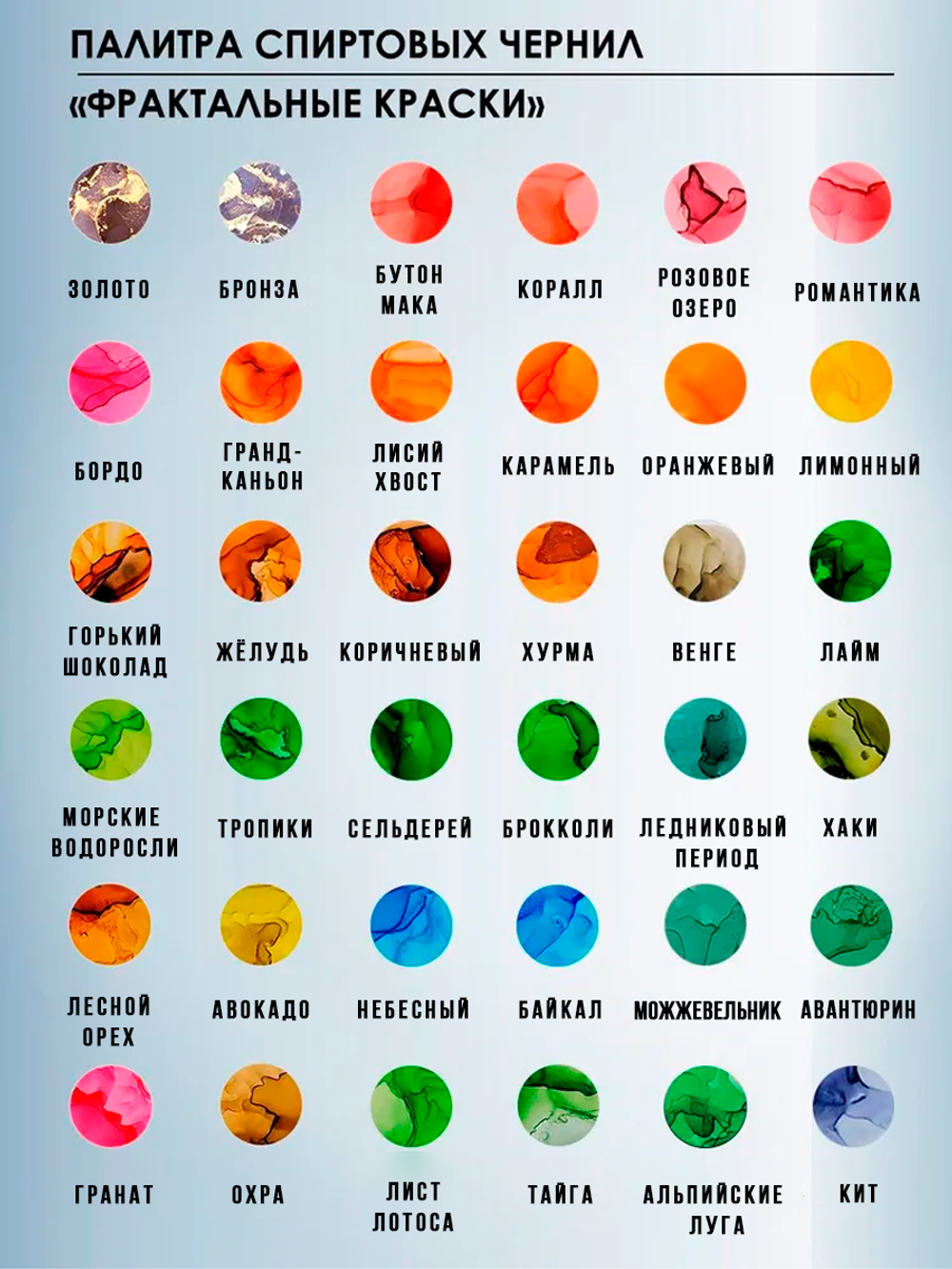 Спиртовые чернила (Коралл)