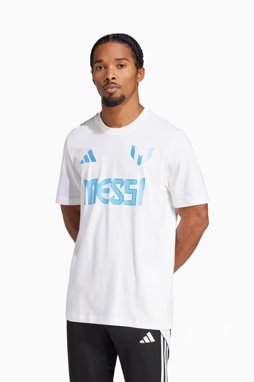 Футболка adidas Messi Name and Number Graphic - белый