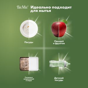 Средство для мытья посуды, Refill BioMio, 500 мл