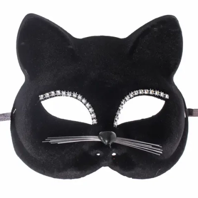 Маска карнавальная «Сияющая кошка»