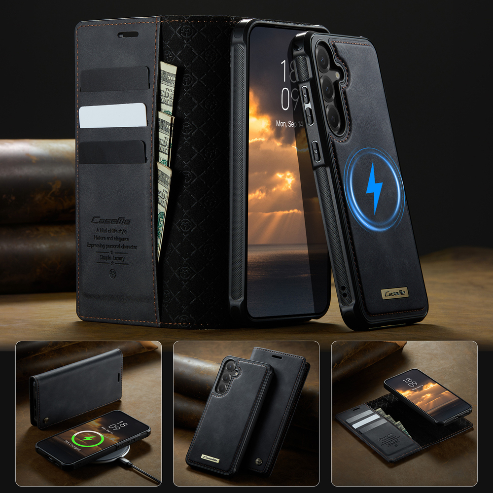 Чехол-кошелек CaseMe 2 in 1 MagSafe Samsung Galaxy S24