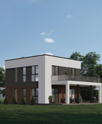Проект индивидуального жилого дома 200 m2