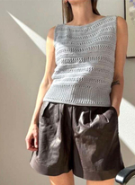 Топ спицами "Lacey Loop"