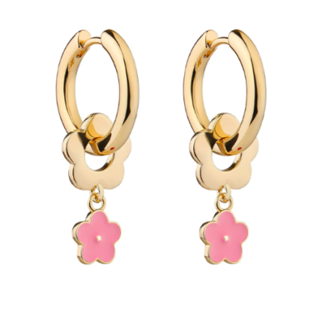 Серьги Gold Flower