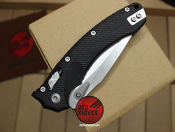 Нож Microtech Amphibian G10 - черная рукоять G10, клинок стоунвош RK/457