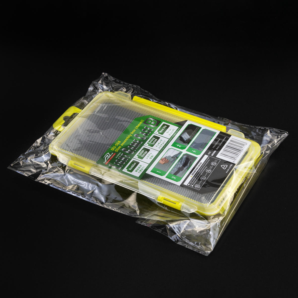 Коробочка с изолоном Columbia DU-558B (175х105х18мм), Желтый