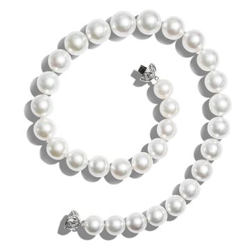 Ожерелье из белого морского жемчуга, L0017-10/1