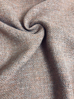 Костюмная лен рогожка,  беж светлый, меланж NB#141