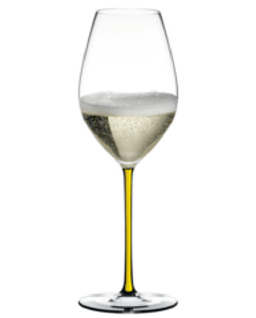 Бокал для шампанского 445 мл хрустальное стекло с желтой ножкой Riedel