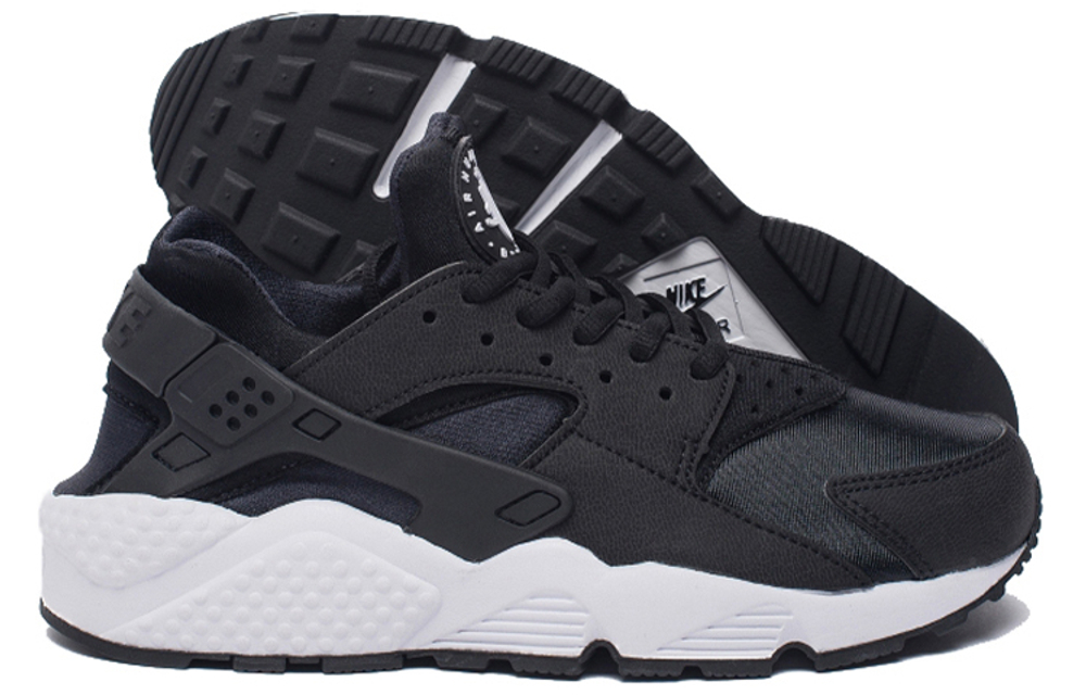 Кроссовки Nike Huarache Black White (W) (Женская размерная сетка)