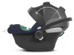 Коляска 3 в 1 Cybex Priam IV Rosegold complete и автокресло Aton B2 i-Size Bay Blue Peach Pink