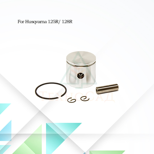 Поршень в сборе для мотокосы Husqvarna 125R, 128R d- 35 мм