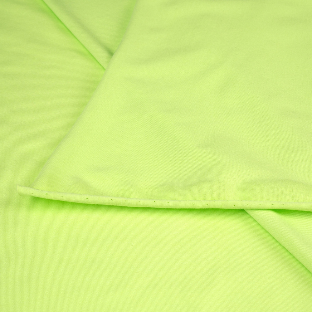 Кулирная гладь, 92% хлопок, 8% ПУ(эластан), 185 гр/м2, св.зелёный (11755)