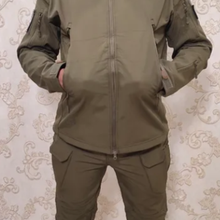 Костюм тактический утепленный Softshell Олива