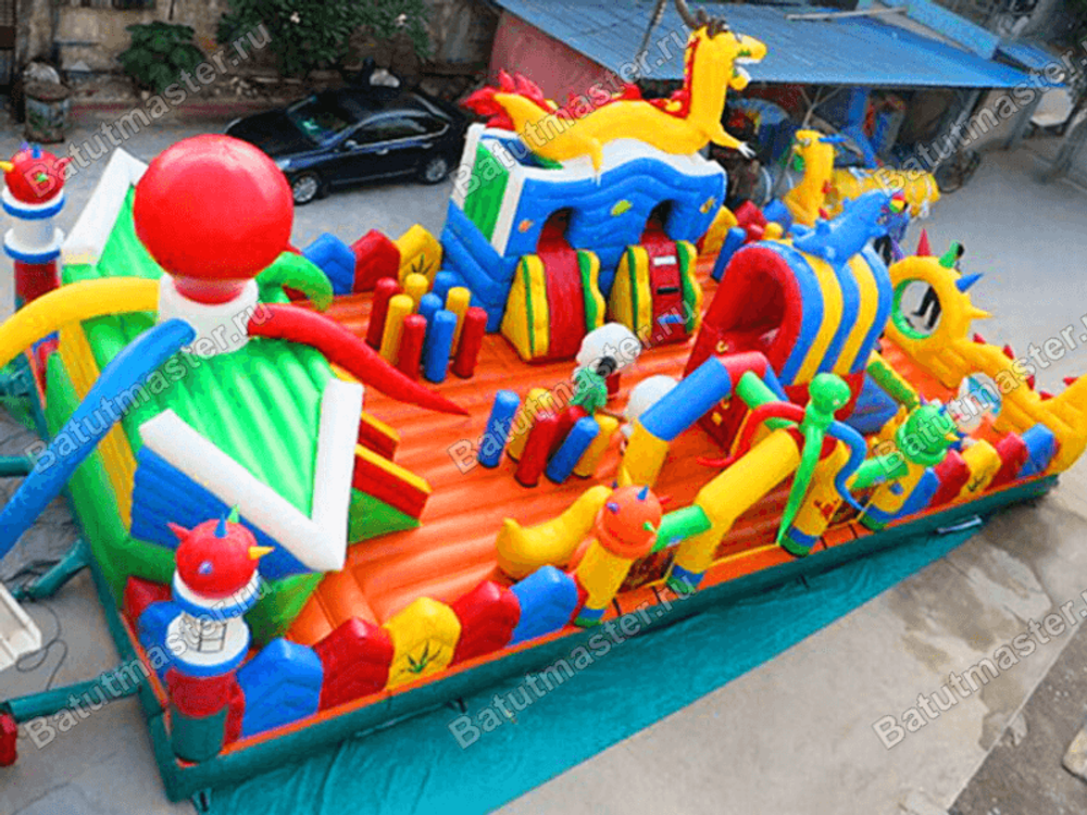 Надувной батут "Зоопарк"