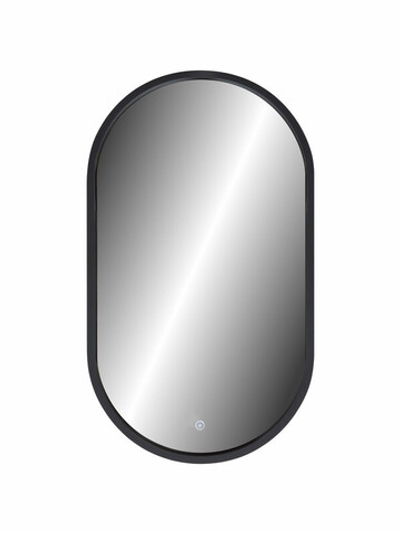 Зеркало "Prime Black Led" 450х800 в МДФ раме