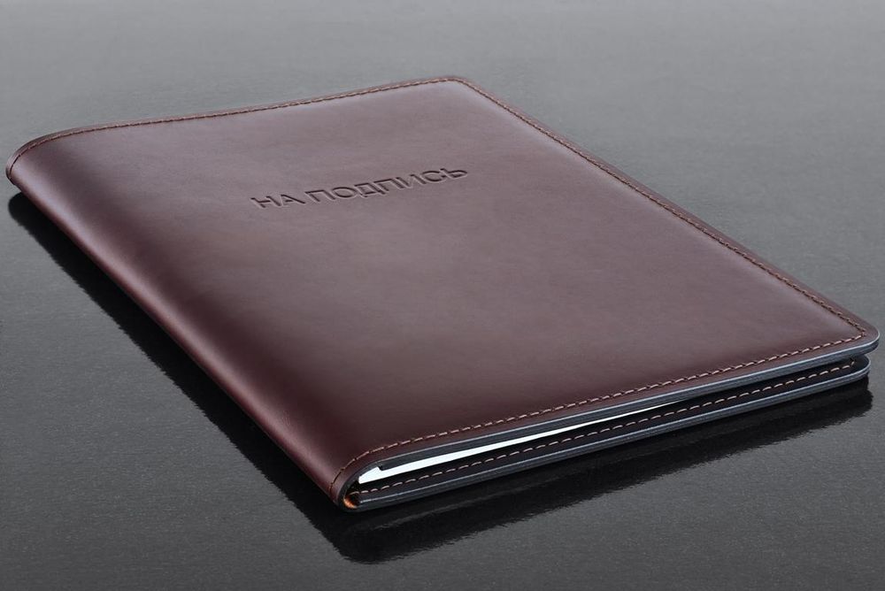 адресная папка из кожи фото