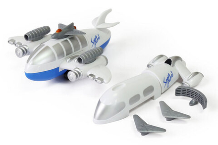 Магнитный конструктор СОЗДАЙ СВОЙ КОСМИЧЕСКИЙ КОРАБЛЬ. Стартовый набор