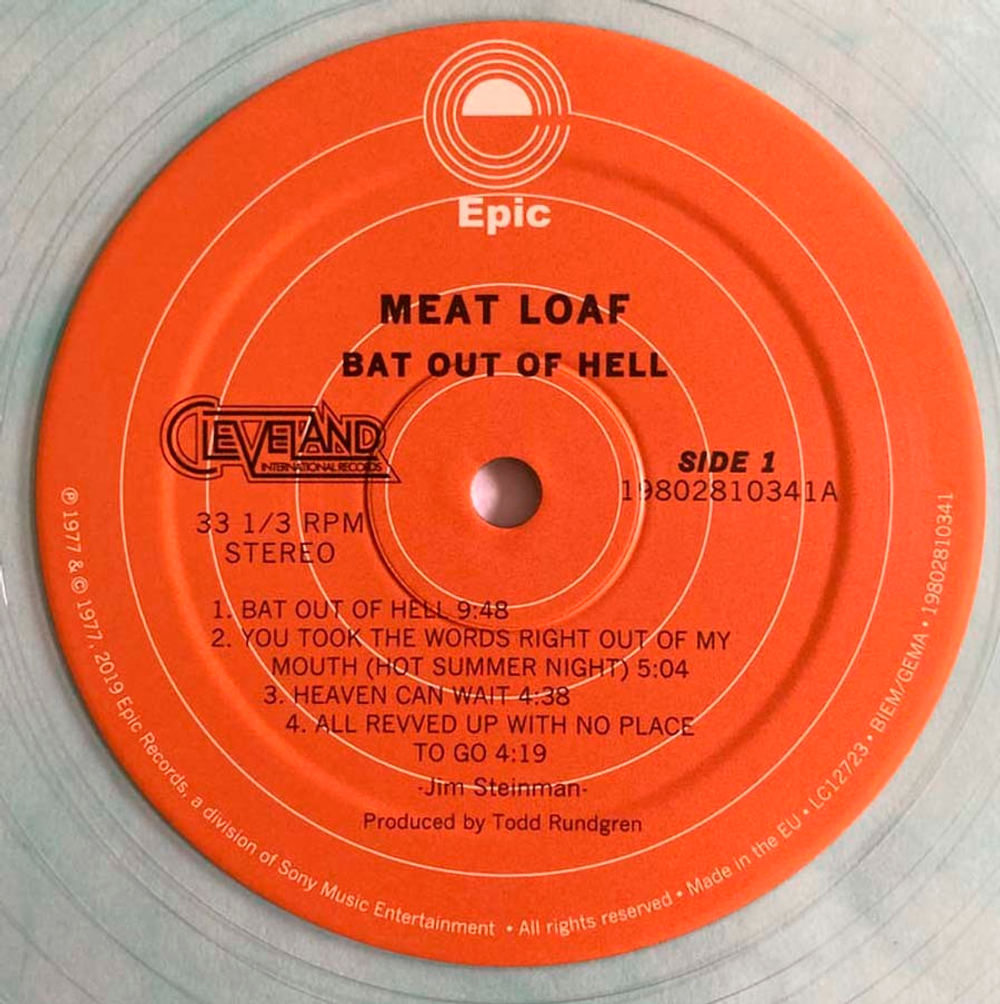 Meat Loaf / Bat Out Of Hell (Coloured Vinyl)(LP)