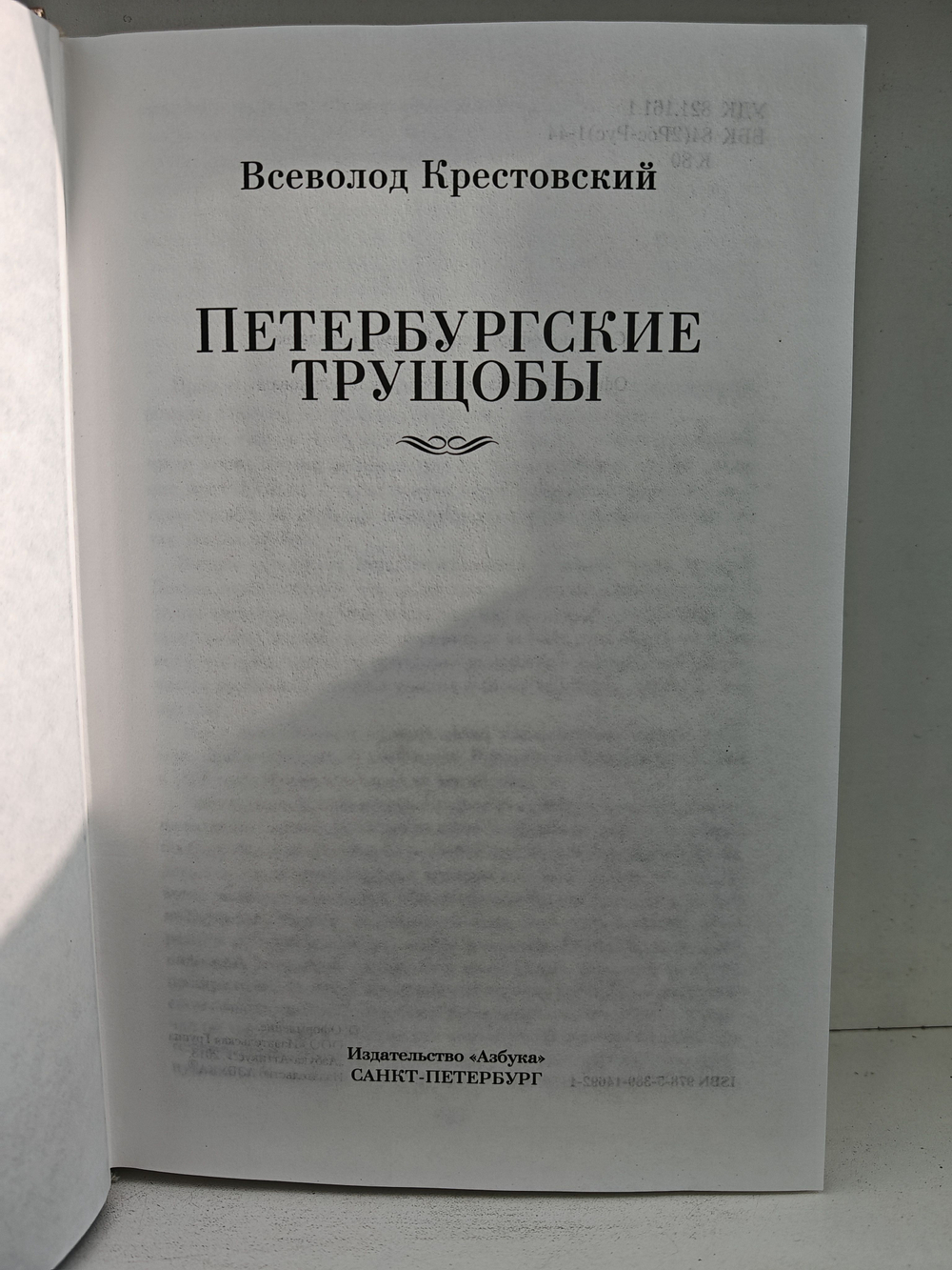 Петербургские трущобы: роман
