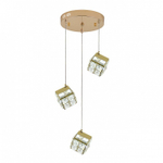 Подвесной светильник Indigo Radioso 12048/3P Gold