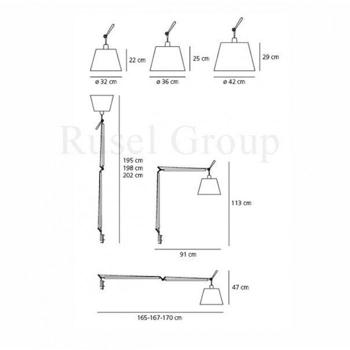 Настольная лампа Artemide TOLOMEO MEGA LED TAVOLO