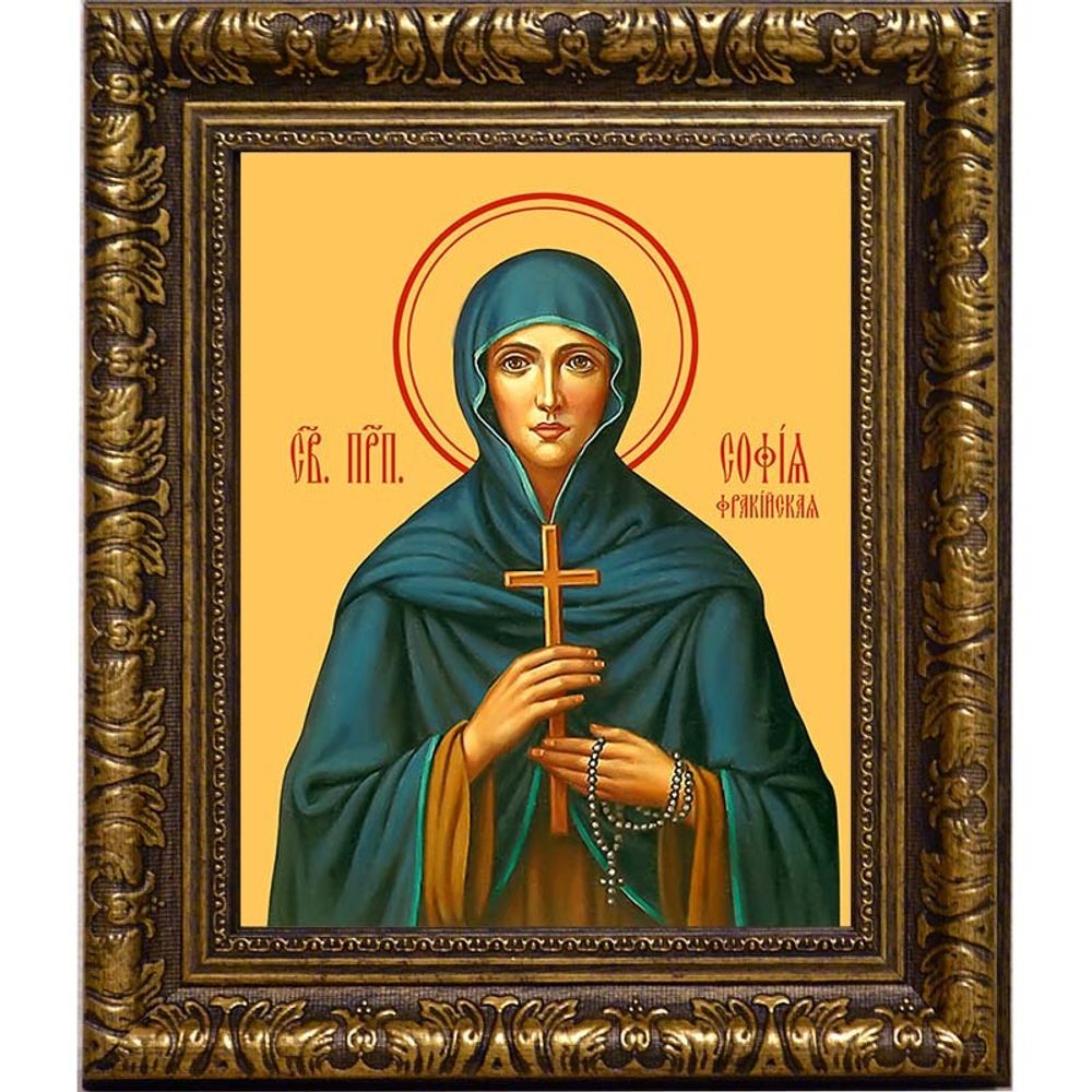 София Фракийская преподобная. Икона на холсте.