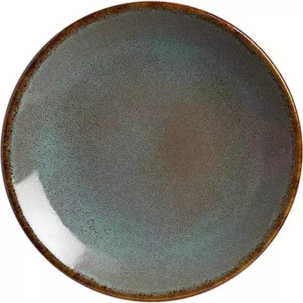 Тарелка «Анфора Алма» мелкая керамика D=19см голуб