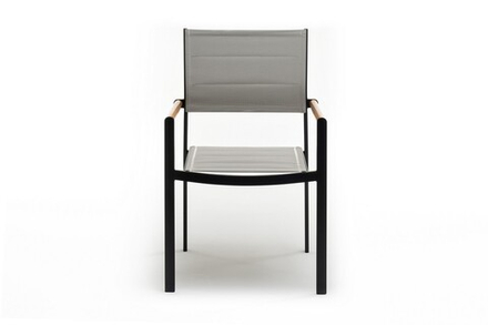 Стул из алюминия Joygarden МАЯ, темный графит