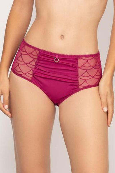 Трусы-макси Diane со сборками по центру (Размер: 52) (Цвет: ярко-розовый)