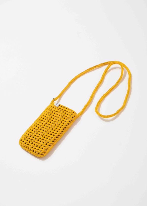 Вязаная сумочка FOS Горчичный - фото 2