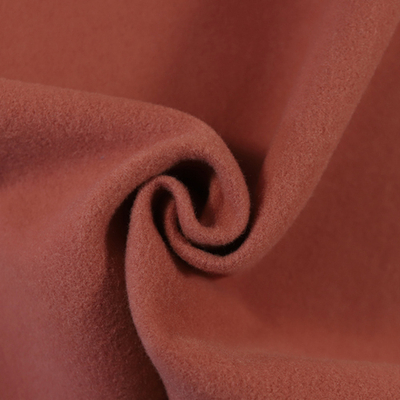 Ткань пальтовая, 395 гр/м2, 90% п/э, 10 % вискоза, ш. 150 см, кирпичный