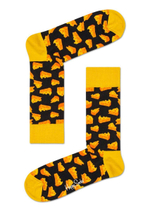 Носки унисекс Cheese Sock с кусочками сыра (Размер: 29) (Цвет: черный)