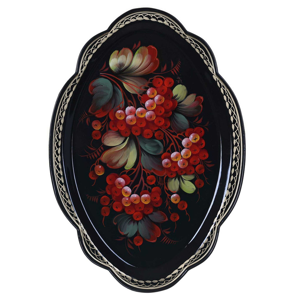 Zhostovo metal tray A11D17122428