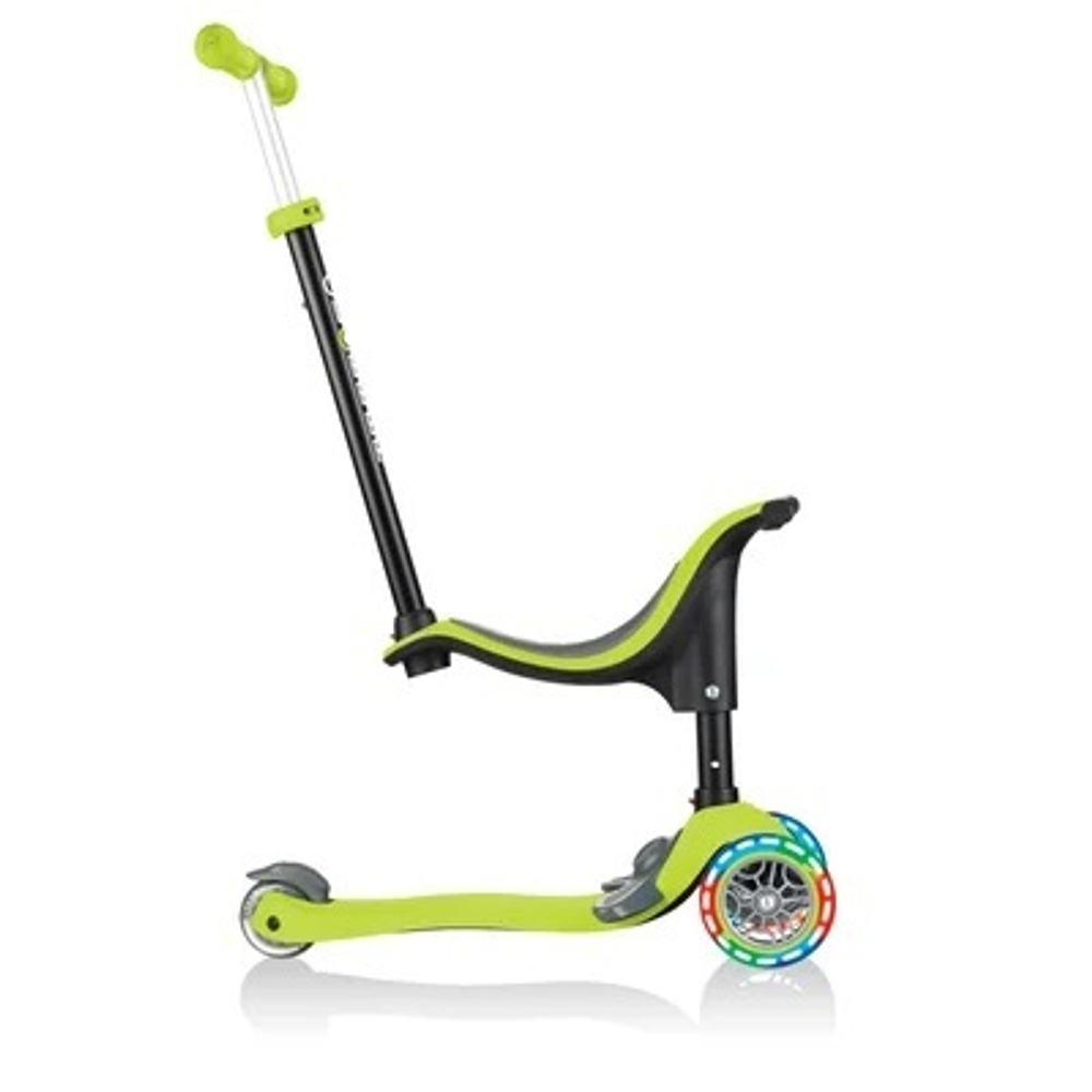 Самокат Globber Go Up Sporty Plus Lights зеленый