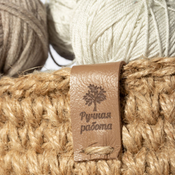 Набор бирок 10шт. Бирки для рукоделия с Вашим логотипом.