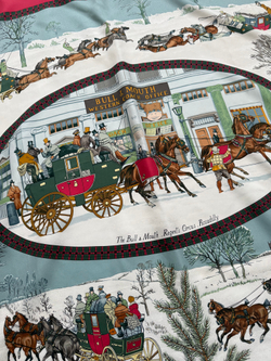 Платок Hermes «L'Hiver En Poste»