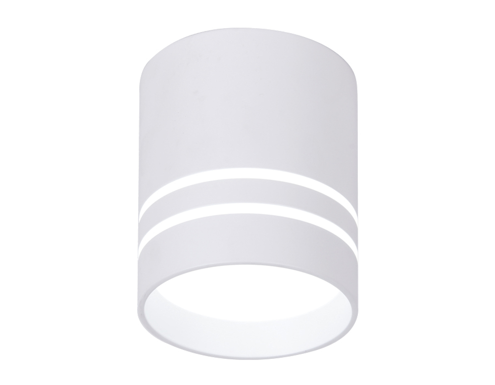 Накладной светодиодный точечный светильник TN240 WH/S белый/песок LED 4200K 12W D80*100