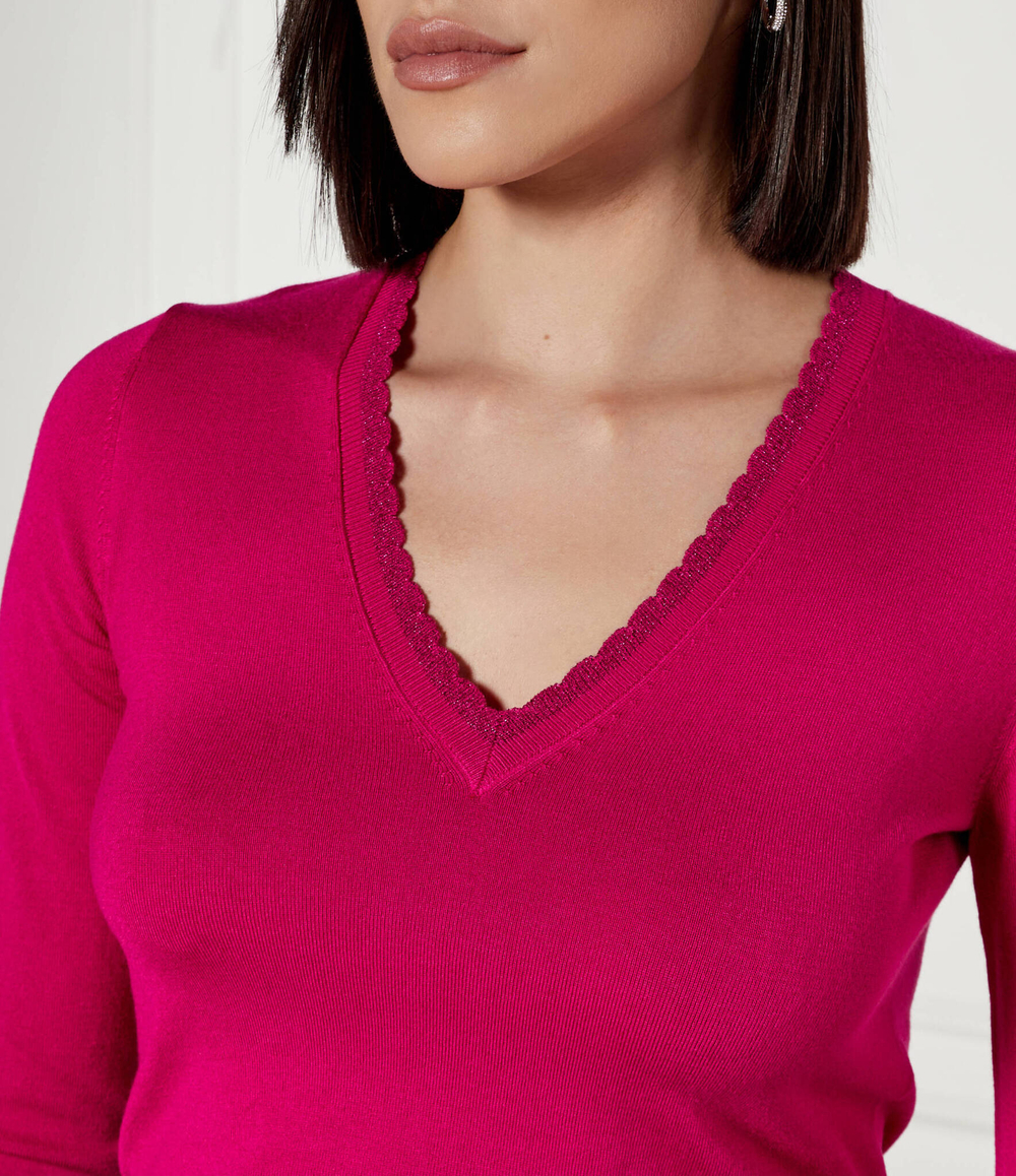 Свитер Liu Jo - фуксия(WF4007 MS49I)