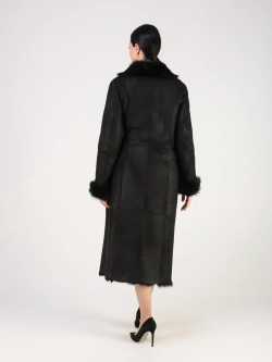 Дубленка зимняя натуральная длинная и теплая