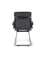 Кресло Кайман Трио СН-303 Софт, низкая спинка, полозья хром, экокожа Santorini