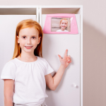 Набор для детского сада: кармашек, чехол, наклейки. Единорожек